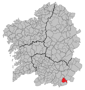 Location in Galicia