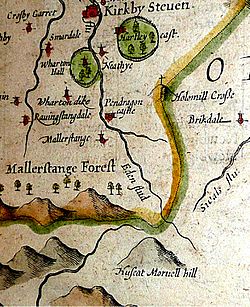 SpeedeMap1610 - Westmorland, south-east extract