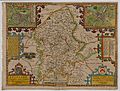 Staffordshire - John Speed map 1610