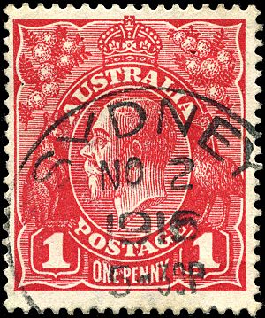 postage stamps and postal history of australia facts for kids