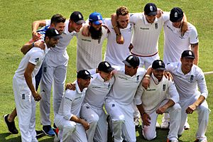 The England Cricket Team Ashes 2015