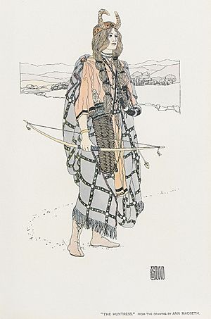 The Huntress by Ann Macbeth Studio Magazine vol 27 (1903)