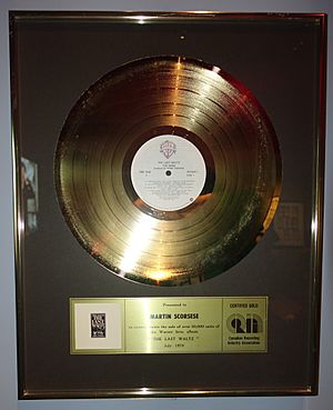 The Last Waltz CRIA gold certification