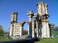 The imposing basilica next to the Forum and its gagantic pillars, also known as Basilica B, Philippi (7272621716)