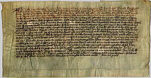 Transcript of Gediminas' letter, which is the oldest known mentioning of Vilnius in written sources (25 January 1323)