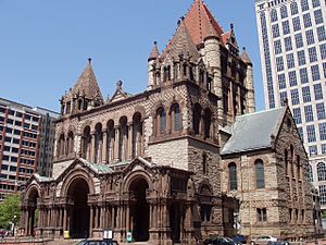Trinity Church, Boston, Massachusetts - front oblique view