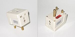 Type M travel adaptor