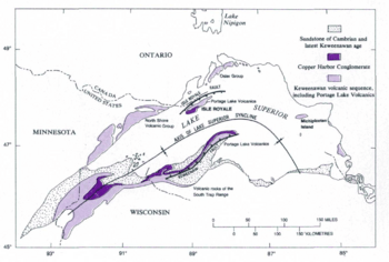 USGS Lake Superior syncline