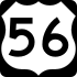 U.S. Route 56 marker
