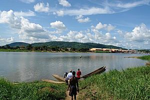 Ubangi river near Bangui