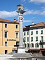 Udine-colonna del Leone marciano di piazza Libertà