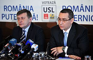 Victor Ponta la reuniunea USL - 13.01.2014 (2) (11927453504)