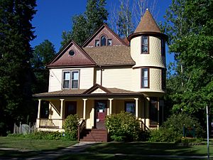 Victorian era house in Painted Post, New York