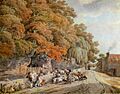 Village Scene by Michael Angelo Rooker