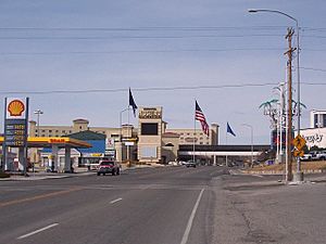 Border between Wendover, Utah and West Wendover, Nevada, March 2006
