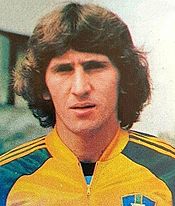 Zico (born 3 March 1953) — Brazil NFT Midfielder (1976–1986) Panini