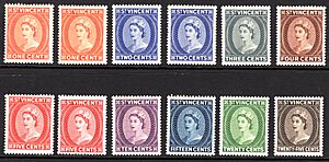 1955 stamps of St. Vincent