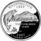 Washington quarter dollar coin