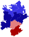 2019 Charlotte City Council elections results map