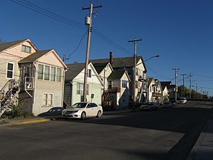 A typical street in Flin Flon