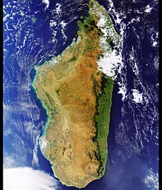 A virtually cloudless image of Madagascar ESA230211