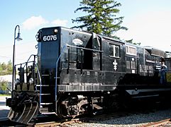 Adirondack Scenic RR engine 6076