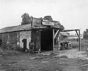 Blacksmith in Mayersville, Mississippi