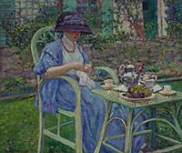 Breakfast in the Garden, Frieseke