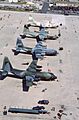 C-130s from four nations at Pope AFB 1987