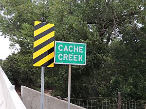 Cache Creek (Oklahoma) Designation Sign