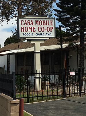 Casa Mobile Home co-op site of Henry Gage Mansion
