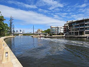 Claisebrook Cove, East Perth, January 2021 08