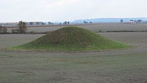 Cleiman Mound with village