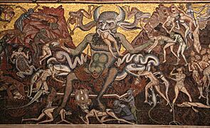 Coppo di marcovaldo (attr.), inferno, dal 1225, 05