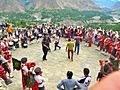 Dance of Swati Guests with traditional music at baltit fort 2014