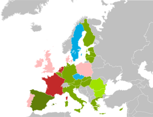 EU Constitution Ratification Map