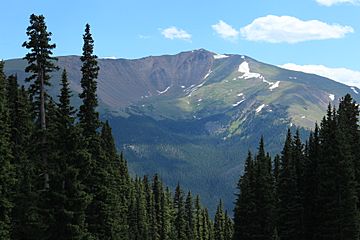 Engelmann Peak viewed from Berthoud Pass, July 2016.jpg