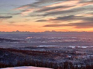 Fairbanks and Hayes Range