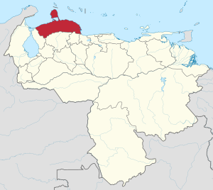 Location within Venezuela