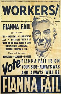 Fianna Fáil Election Poster 1948 (Workers!)