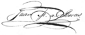 Firma del Brigadier General Don Juan Manuel de Rosas-(transparent)