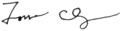 Forest Claypool signature (transparent background)