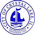 Former city logo of Crystal Lake, Illinois