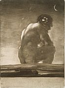 Francisco Goya y Lucientes - Seated Giant - Google Art Project