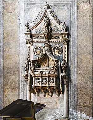 Frari (Venice) - Tomb of doge Francesco Foscari