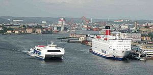 Gothenburg, Sweden, from the Älsborgs Bridge