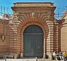 Hôtel d'Espie - Portail sur la rue Mage à Toulouse