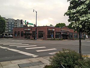 Historic Building, Brown's Garage in downtown Redmond.jpg
