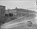 Holyoke, Massachusetts - Scenes. A "down" mill, absentee ownership type owned by an international firm which has... - NARA - 518359