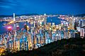 Hong Kong Night view from Victoria Peak